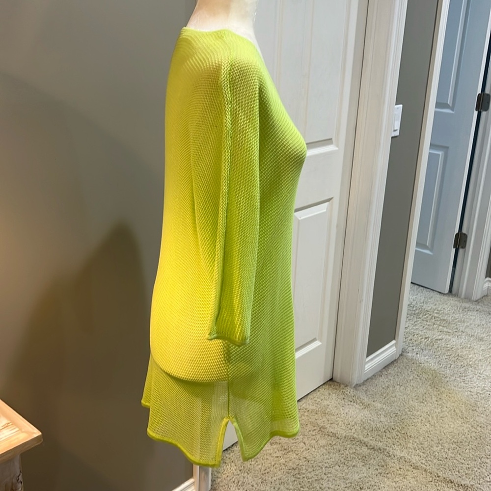 CHICO’S Easywear Mesh Netted Cover Up - 2 - Picture 4 of 12
